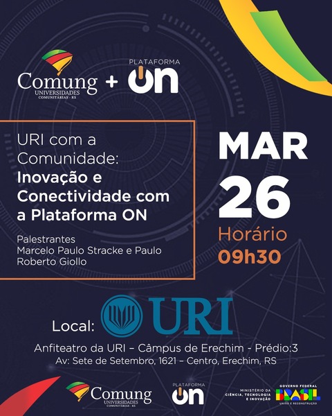 URI promove seminário de lançamento da Plataforma ON
