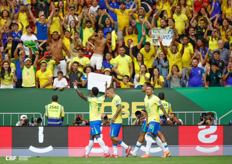 Brasil vence a Colômbia pelas Eliminatórias da Copa do Mundo de 2026