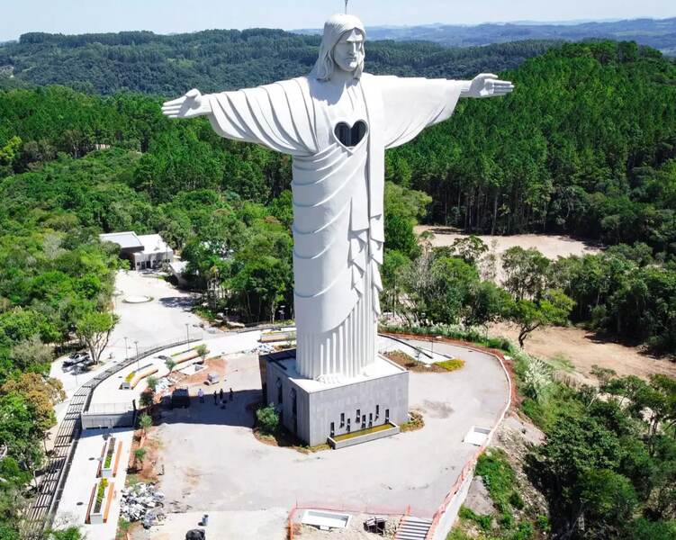 Cristo Protetor de Encantado (RS), será oficialmente inaugurado em abril