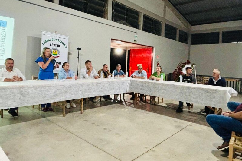Câmara Itinerante promove sua primeira reunião na Comunidade de Linha Auxiliadora, no interior de Aratiba
