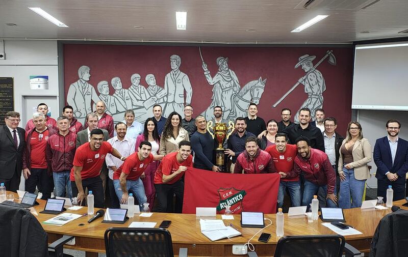 Atlântico é homenageado pela Câmara de Vereadores de Erechim
