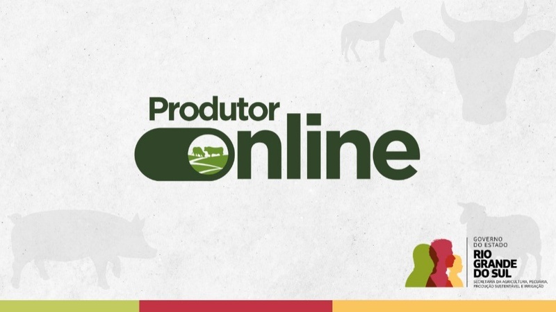 Passo a passo mostra como acessar o portal do Produtor Online
