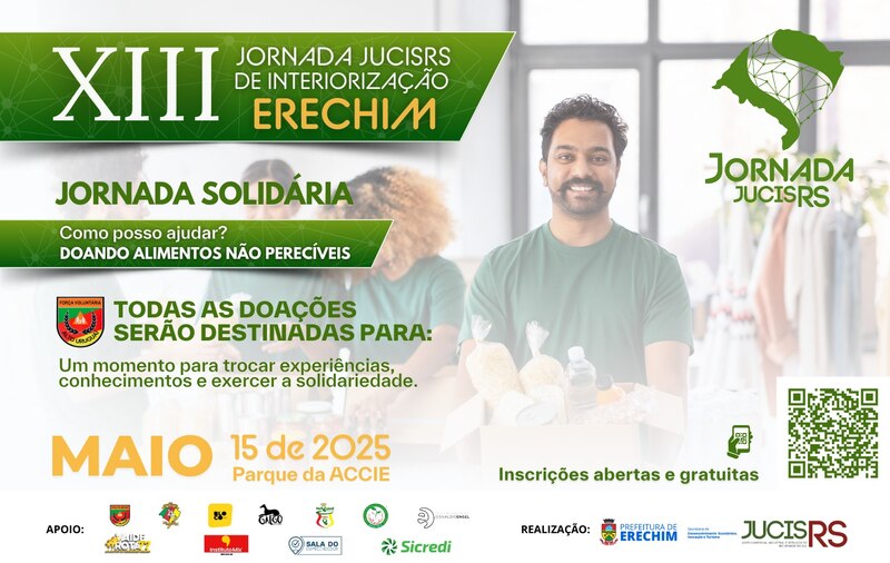 Jornada JucisRS de Interiorização é nesta semana em Erechim