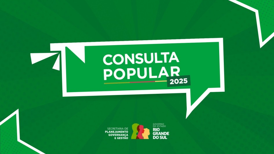 Consulta Popular 2025 abre etapa de envio de propostas no Rio Grande do Sul