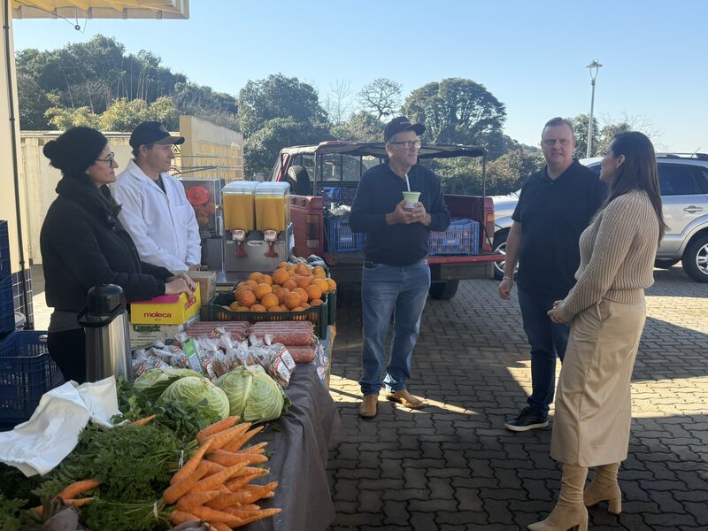 Feira nas Escolas transforma rotina de alunos em Erechim com educação alimentar e valorização da agricultura local