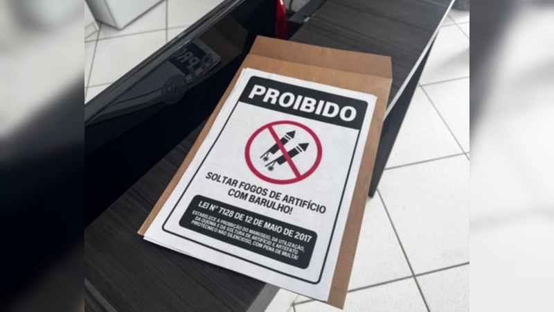 Prefeitura de Erechim intensifica ações educativas sobre venda de fogos de artifício com estampido