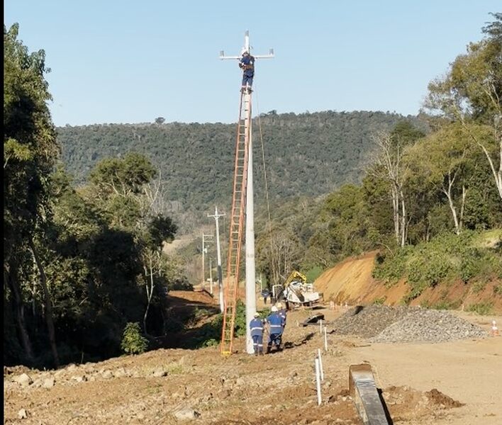 Obra da ERS-491 é retomada em Marcelino Ramos e avança rumo à BR-153