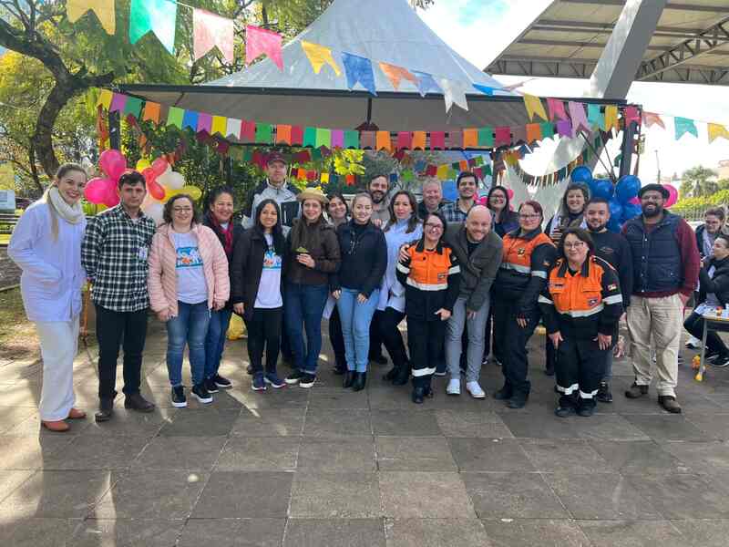 Arraiá da Vacina movimenta Erechim com festa, diversão e grande adesão à campanha contra a gripe