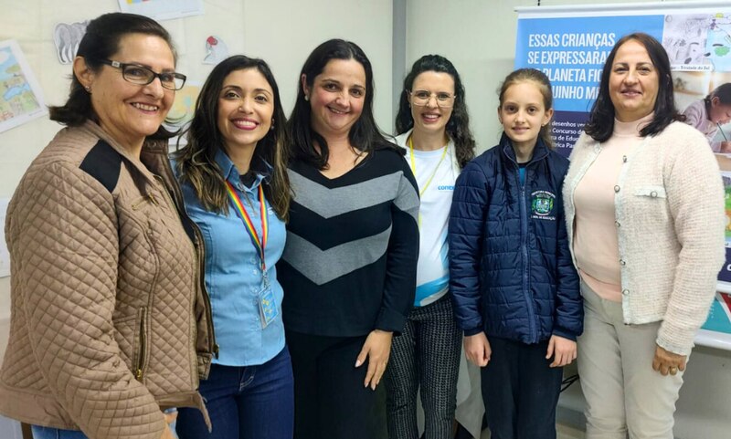 Estudante de Entre Rios do Sul se destaca no Concurso de Desenho Ambiental da Usina Hidrelétrica Passo Fundo