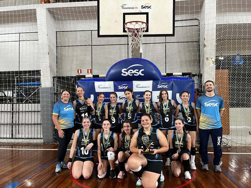 Sesc Erechim recebe Copa de Vôlei de Base Feminino neste domingo