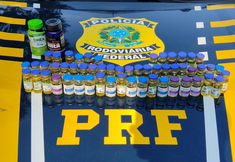 PRF apreende mais de 50 frascos de anabolizantes em Chapecó