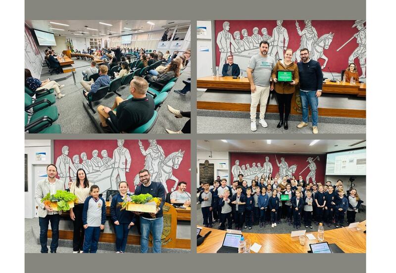Escola Jaguaretê é homenageada com Certificado Ambiental da Câmara de Vereadores