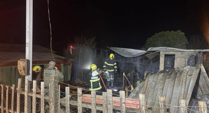 Idosa morre carbonizada em incêndio em Lagoa Vermelha
