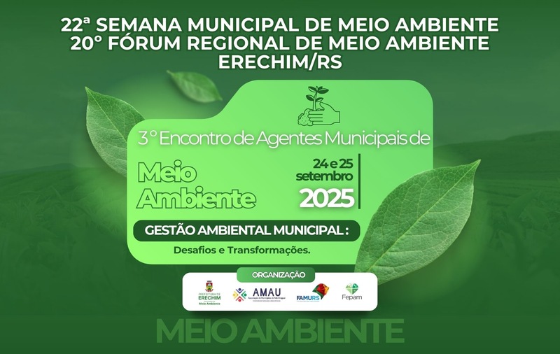 3º Encontro dos Agentes Municipais de Meio Ambiente será realizado em setembro com foco na gestão ambiental nos municípios