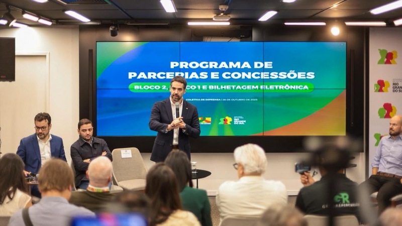 Eduardo Leite apresenta projeto de concessão do Bloco 1 de rodovias e anuncia edital do Bloco 2