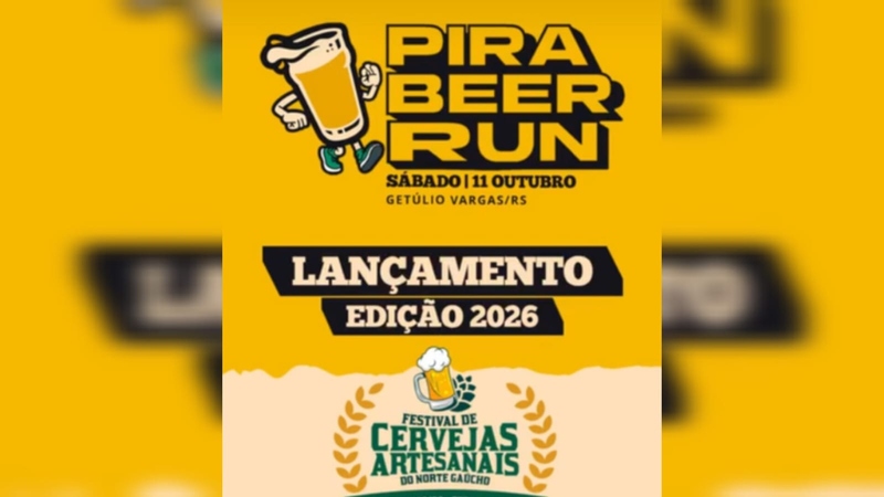 Getúlio Vargas recebe a divertida Pira Beer Run em outubro