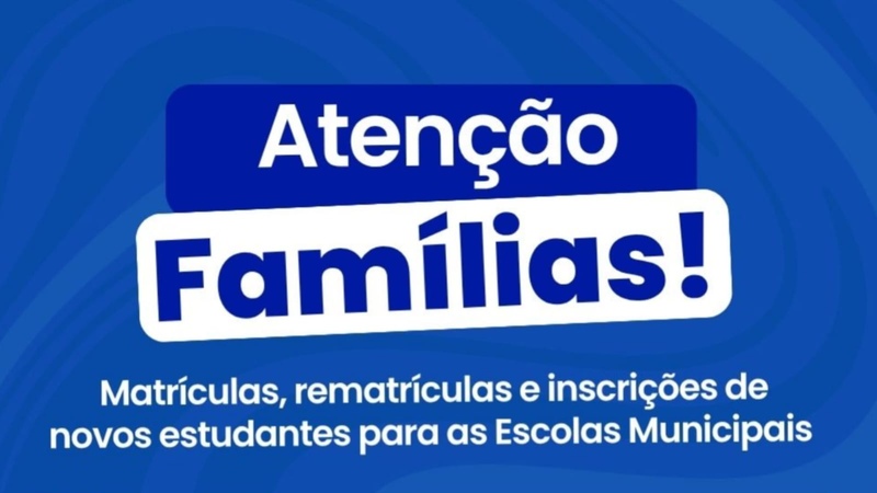 Prefeitura de Erechim divulga cronograma de rematrículas e matrículas para o ano letivo de 2026