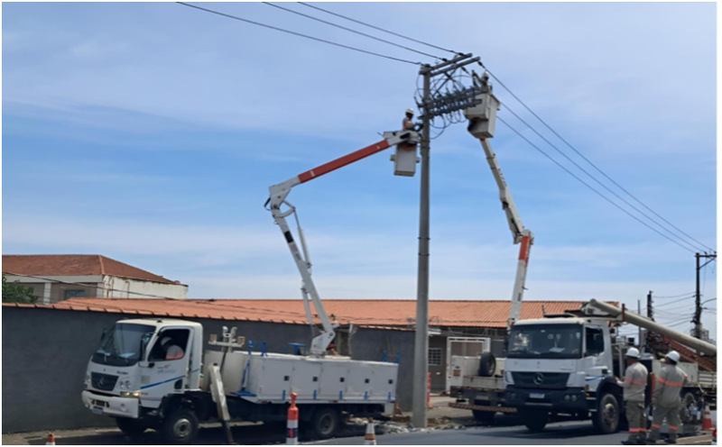 Acidentes com veículos provocaram 624 interrupções de energia até agosto