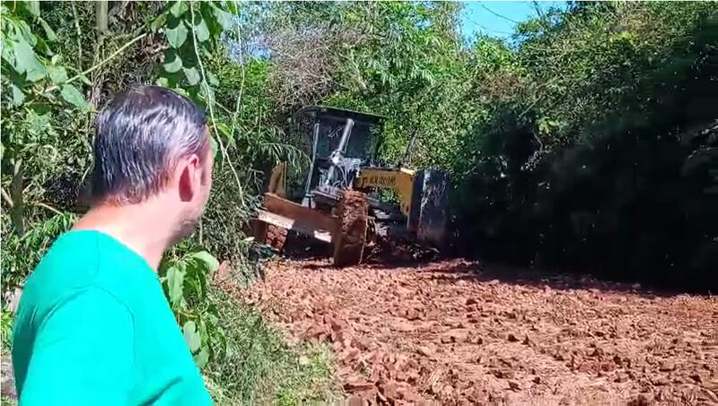 Prefeitura de Aratiba intensifica recuperação de estradas com previsão de tempo firme