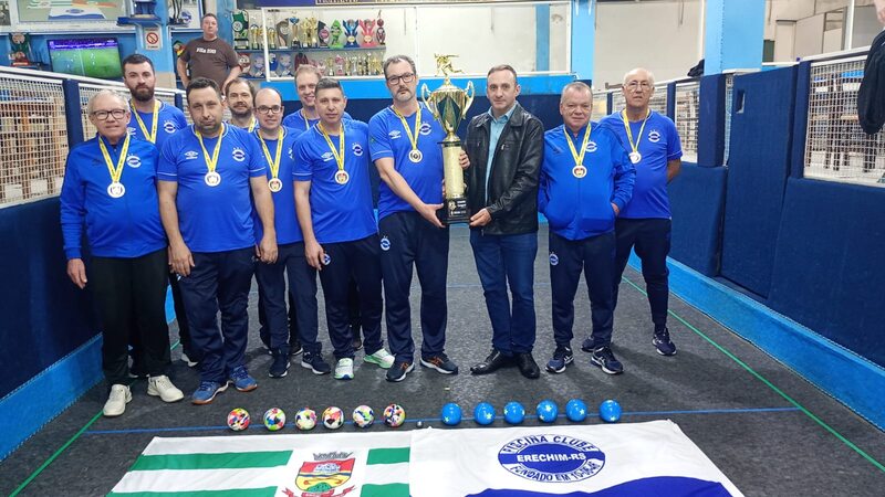 Piscina Clube Erechim conquista título nas duas categorias do Campeonato Municipal de Bochas por Equipe 2025