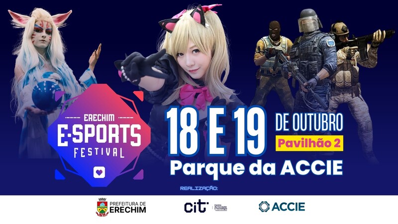 Erechim E-Sports Festival 2025 acontece no fim de semana