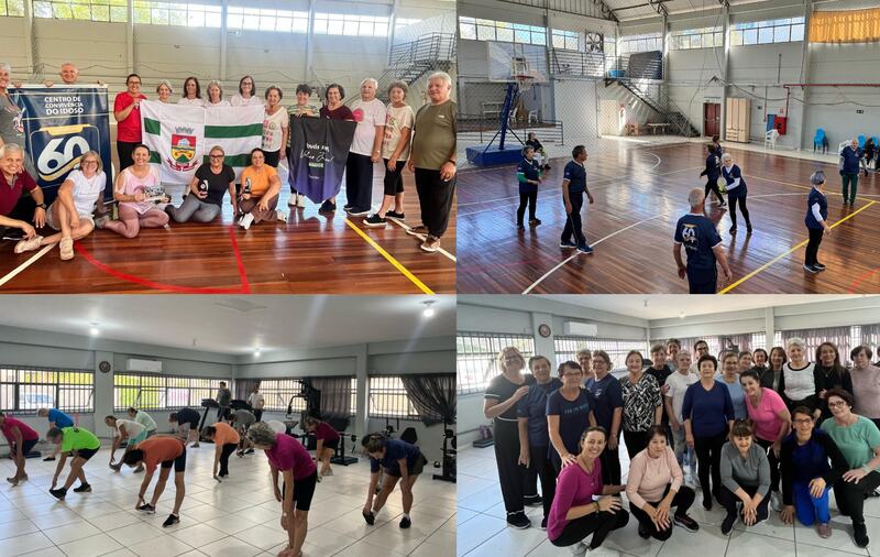 Programa 60+ promove saúde, convivência e bem-estar para pessoas idosas em Erechim