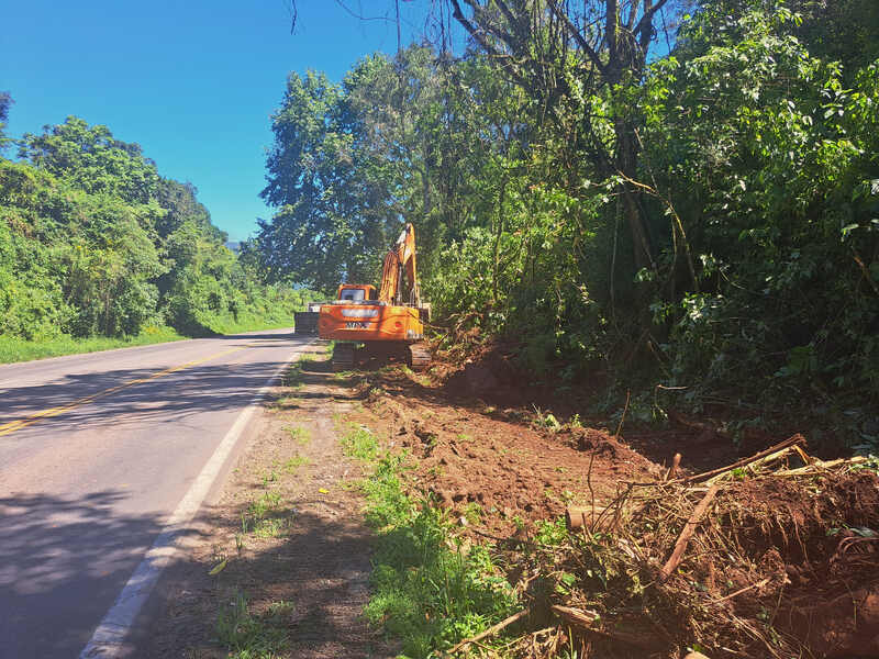 Governo do RS inicia construção da primeira rampa de escape do Estado, na ERS-129