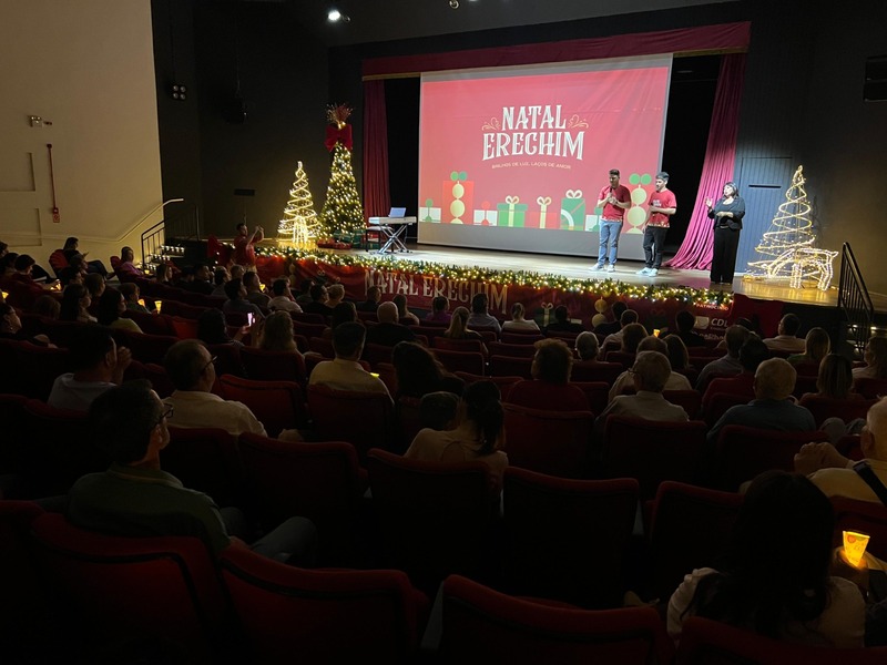 Erechim lança o Natal 2025 com o tema “Brilhos de luz, laços de amor”