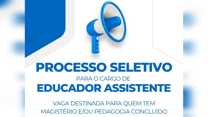 Erechim: Seleção para Educador Assistente inicia nesta terça-feira