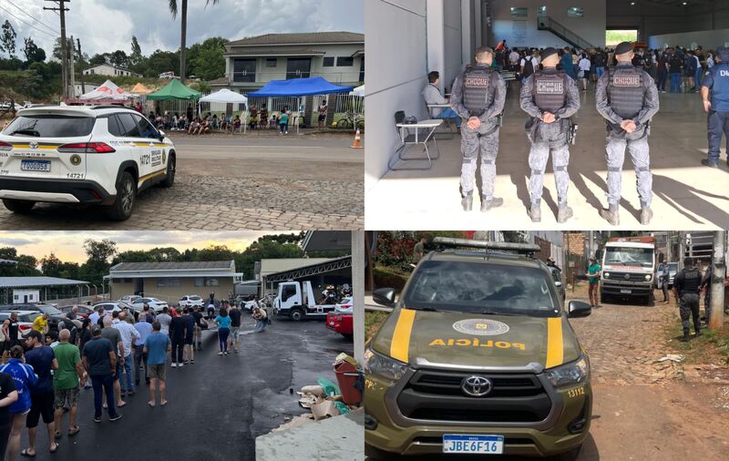 Brigada Militar garante segurança e apoio emergencial na reconstrução de Erechim após temporal