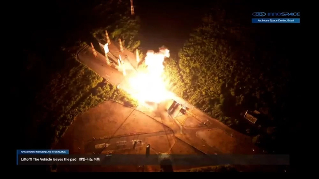 Foguete sul-coreano HANBIT-Nano explode após lançamento em Alcântara