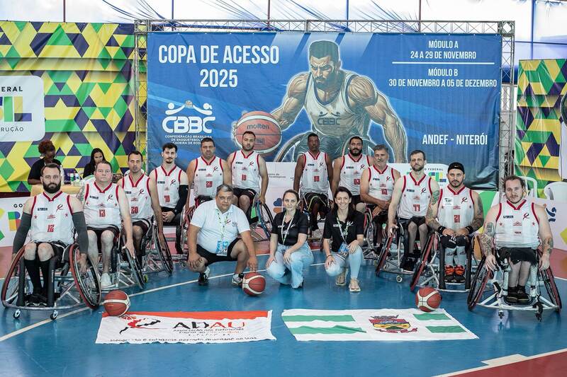 ADAU conquista título nacional invicto e garante vaga na Segunda Divisão do basquete em cadeira de rodas