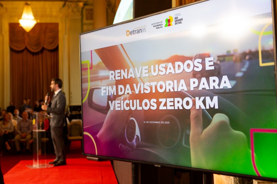 RS simplifica registro de veículos com fim da vistoria e uso de inteligência artificial