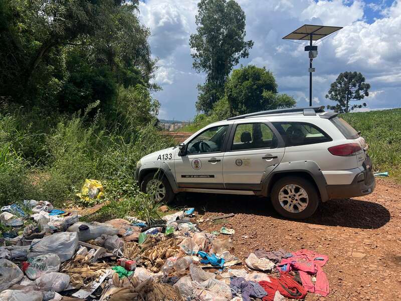 Erechim reforça combate ao descarte irregular com câmeras itinerantes e multa para infratores