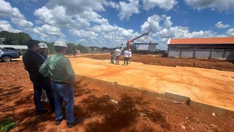 Duplicação da EMEI Lucas Vezzaro entra na segunda etapa com chegada dos primeiros módulos