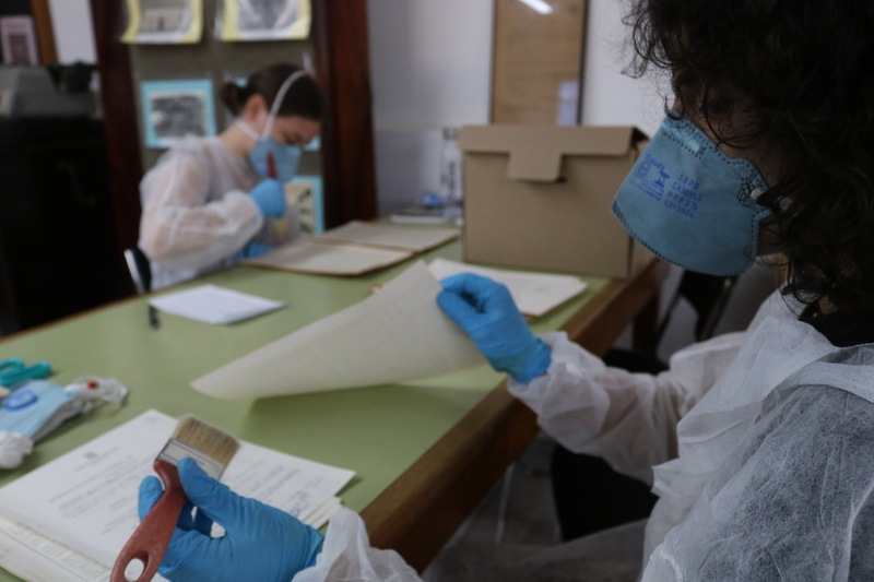 Arquivo Histórico realiza força-tarefa para recuperar acervo após danos causados por tempestade