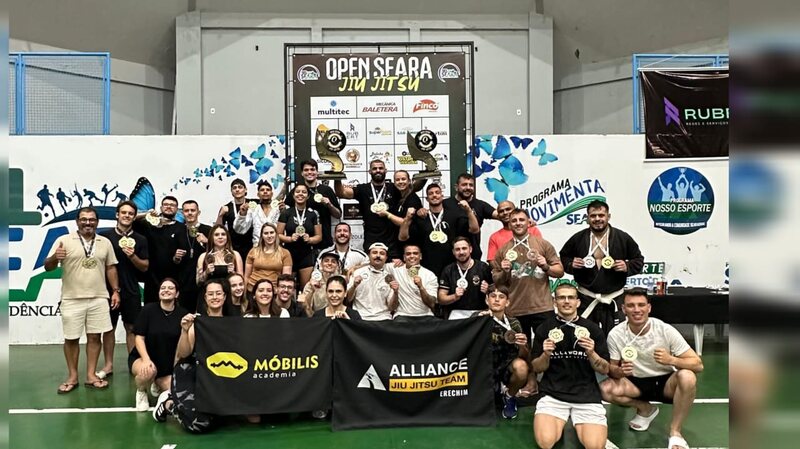 Alliance Erechim conquista primeiro lugar por equipes no Open Seara Jiujitsu