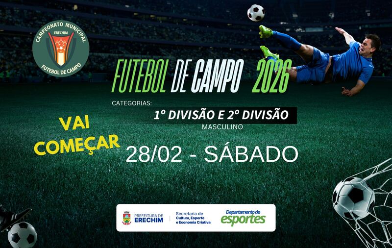 Fim de semana marca abertura do Municipal de Campo em Erechim