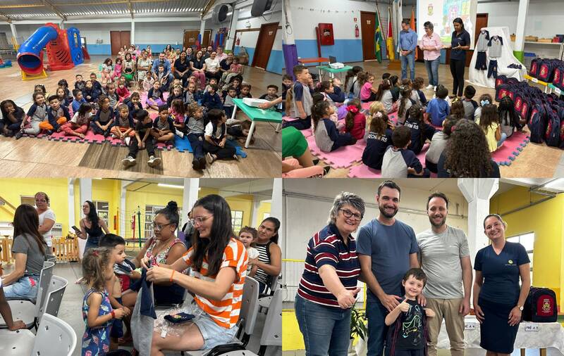 Mais de 5 mil alunos recebem uniformes na rede municipal de Erechim