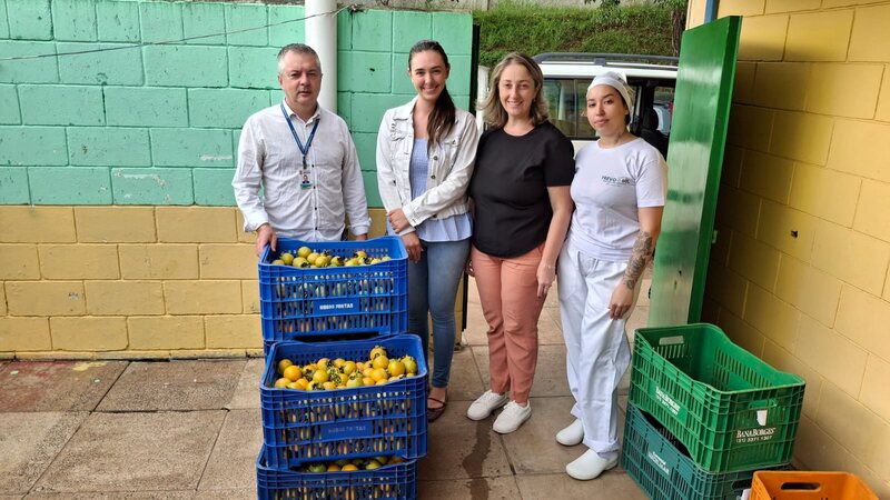 Projeto do Pró-Jovem Rural garante doação de alimentos para escola em Erechim