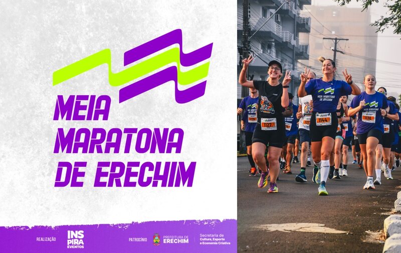 Erechim recebe 2ª Meia Maratona com percursos de 5 km, 10 km e 21 km