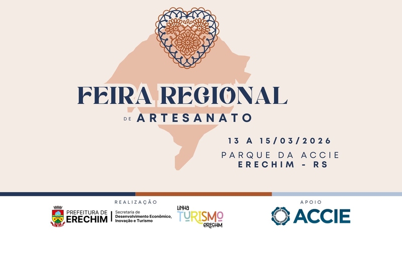 Erechim sedia a 1ª Feira Regional de Artesanato do Norte do RS