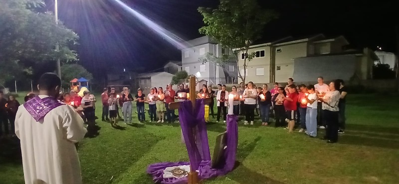 Encontros ao ar livre marcam preparação para a Páscoa na Paróquia N. Sra da Salete