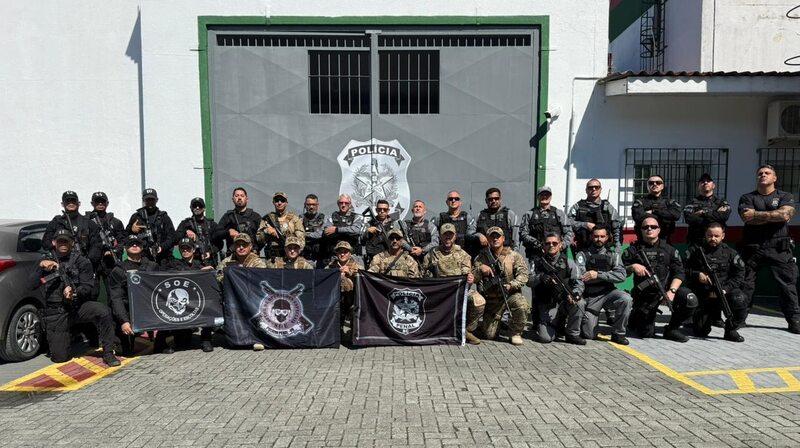 Operação transfere 55 presos entre Santa Catarina e Paraná