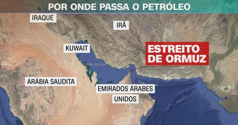 Após disparada do petróleo, países europeus e Japão falam em ajudar a liberar Estreito de Ormuz