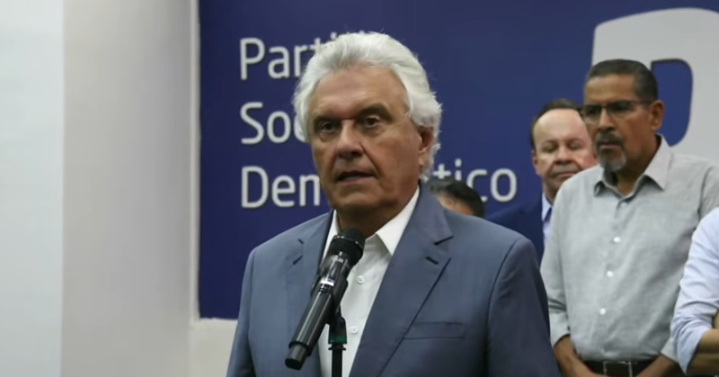 PSD oficializa Caiado como pré-candidato ao Planalto