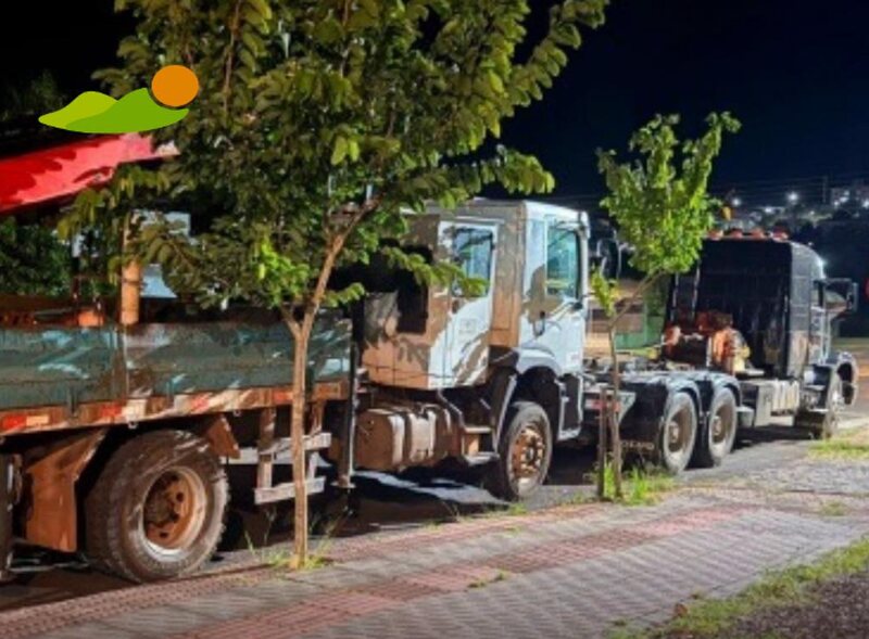 Polícia Militar recupera cinco caminhões furtados em ação no Oeste de Santa Catarina