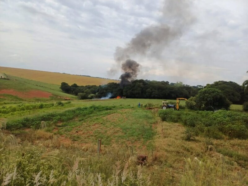 Piloto morre após queda de avião agrícola no interior de Cruz Alta