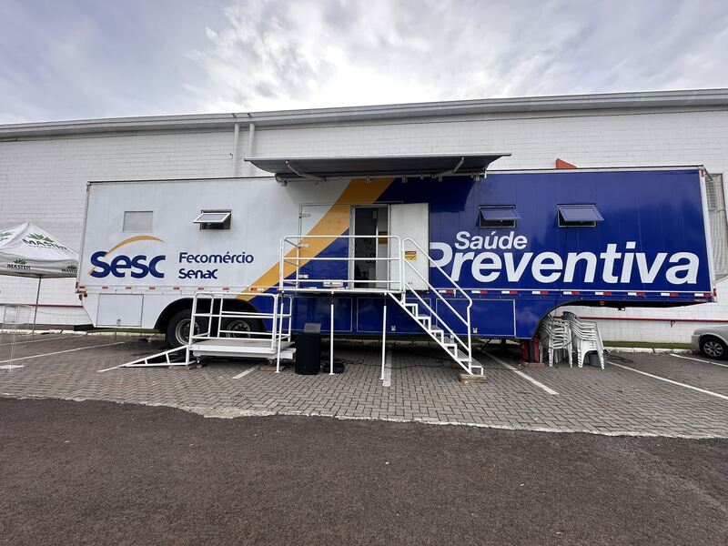 Sesc promove ação de saúde preventiva para colaboradores do Grupo Master em Erechim