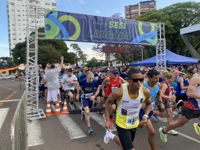 Inscrições para Corrida do Sesi em Erechim encerram no dia 22